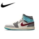 thumbnail image 1 of Zapatillas de baloncesto clásicas Air 1 Retro Mid "Light Smoke Grey" para hombre y mujer, recién llegadas, 1 of 4