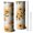Leaf Newspaper Text, variant on 20oz White Yellow Flower Sunflower Pattern Skinny Tumblers Stainless Steel Tumbler with Lid and Straw,Vacuum Insulated Double Wall Travel Tumbler Cups with Cleaning Brush for Coffee,Tea