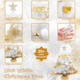 thumbnail image 4 of Árbol de Navidad XmasExp Mini blanco con luz de PVC de 50 cm, 4 of 7