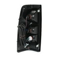 thumbnail image 2 of For Chevy Silverado 1500/3500 2004 2005 2006 Tail Light Passenger Side | Clear and Red Lens | Black/Chrome Housing | Fleetside | Single Wheel | Replacement For GM2801174 | 19169005, 15844156, 2 of 7