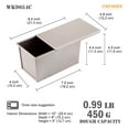 thumbnail image 3 of Chefmade Pullman Non-stick Carbon Steel Bread and Loaf Pan, Easy Release, 3 of 11