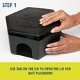 thumbnail image 5 of RatX Bait Discs and Bait Box Combo - Effective For All Species Of Rats and Mice, 1 lbs Bag (45 bait discs) and Bait Box (Holds 6 Discs) 620118-Combo, 5 of 7