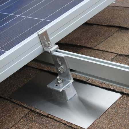 QUICK MOUNT PV QMNC A 12 Roof Composition Mount, 3.75x12x12, PK12