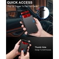 thumbnail image 4 of Cartera ZALVEX para hombre minimalista de 9 a 13 tarjetas con clip para billetes RFID, 4 of 8