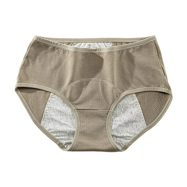 Pantalones fisiológicos para mujer, pantalones de tía, pantalones menstruales triangulares de cintura media con entrepierna de algodón, ropa interior a prueba de fugas, pantalones sanitarios