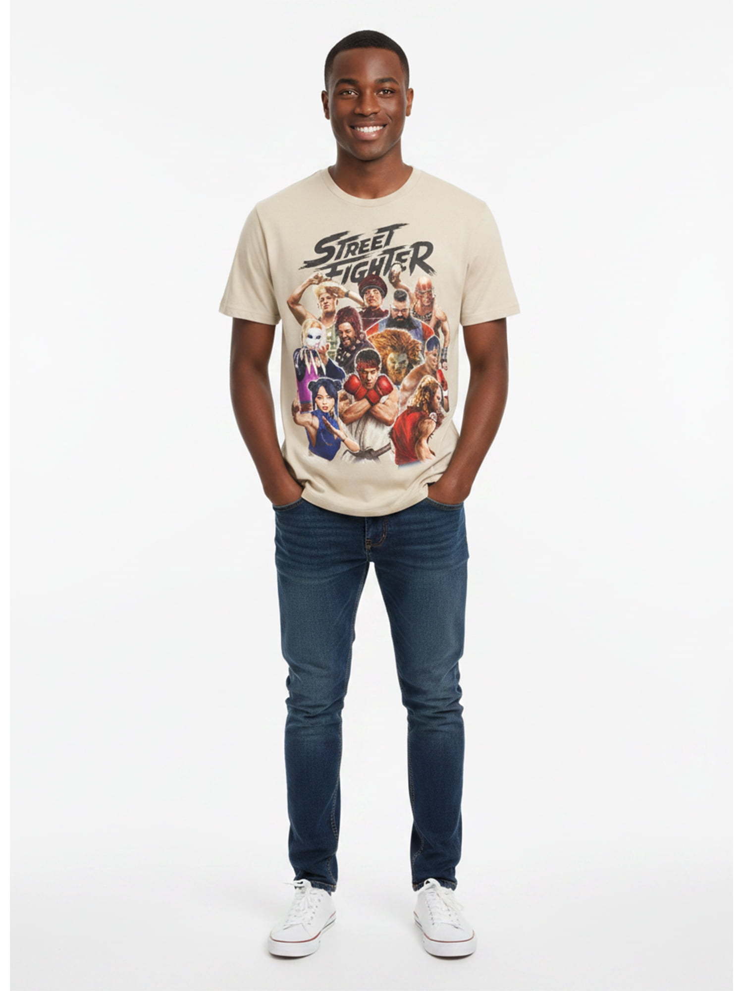 Street Fighter, Men's & Big Men's Graphic Tee, Group Shot, Sizes S-3XL