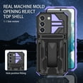 thumbnail image 5 of For Samsung S21 Case with Belt Clip Holster, Heavy Duty Military Grade Drop Protective, 360° Rotating Kickstand Shockproof TPU Shell Durable Rugged Cover For Samsung Galaxy S21, Purple, 5 of 15