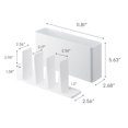thumbnail image 7 of Yamazaki Home Utensil and Thin Cutting Board Holder, White, Steel, Utensil Holder, 7 of 7
