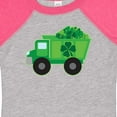 thumbnail image 4 of Inktastic St Patricks Day Irish Clover Dump Truck Childs Boys Baby Bodysuit, 4 of 5