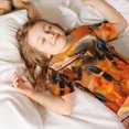 thumbnail image 5 of Balery Honeybee On Vibrant Flower Conjunto de Pijama Infantil de Manga Corta con Estampado – Ropa de Dormir de Algodón Suave-3X-Large, 5 of 5