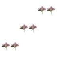 thumbnail image 2 of ZheElen Long-lasting Durability Easy To Clean Artificial Flower Arrangement For Wedding Decoration Realistic Appearance purple 3Set, 2 of 6