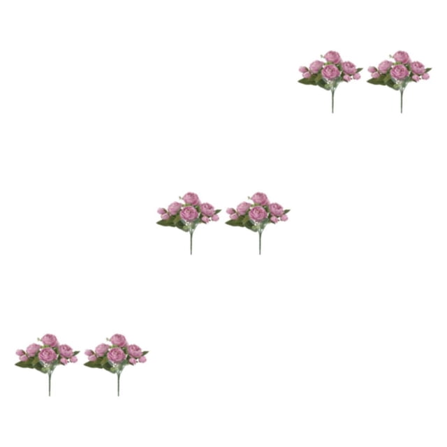 Youkk 2pcs Easy To Clean – Realistic Appearance – Artificial Flowers For Wedding purple 3Set