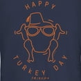 thumbnail image 2 of Junior's Friends Happy Turkey Day Icon Graphic T-Shirt, 2 of 3