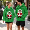 thumbnail image 2 of Afdoent Pet Carrier Hoodie Women Men Christmas Sweatshirt with Front Pocket Carry Pouch for Small Dogs and Cats Funny Holiday Graphic Hooded Sweatshirt, 2 of 5