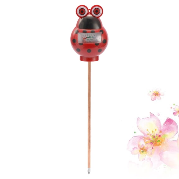 WHAMVOX  Soil Moist Testing Tool Humidometer Hygrometer Measuring Potting Red