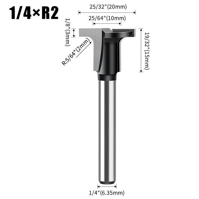 Coupe-Bordures 1/4 Pouce Ou 6mm pour Menuiserie