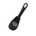 thumbnail image 1 of Garlic Press Spoon Multifunctional Heat Resistant Plastic Free Saccharification Strainer Spoon For Kitchen Use, 10 Pieces, Black, 1 of 3