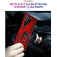 thumbnail image 3 of S22 Ultra Case: for Samsung Galaxy S22 Ultra Case for 22 Ultra, 6.8 inch,with Stand,Heavy Duty Drop Protection Rugged Shockproof Case,S22 Ultra Case Red, 3 of 12