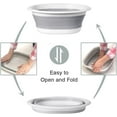 thumbnail image 3 of Collapsible Wash Basin, Plastic+TPR Buckets, Portable and Space Saving, Multi-Function Use, Large and High Capacity, 3 of 8