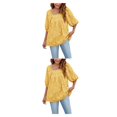 thumbnail image 3 of Guardurnaity Blusa de mujer Camisa holgada Vacaciones en la playa Ropa de verano transpirable Type4 NO4 Guardurnaity CBP252505, 3 of 6