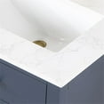 thumbnail image 6 of Gavino 60" Wood Vanity in Royal Blue with Composite Stone Top and Mirror, 6 of 12