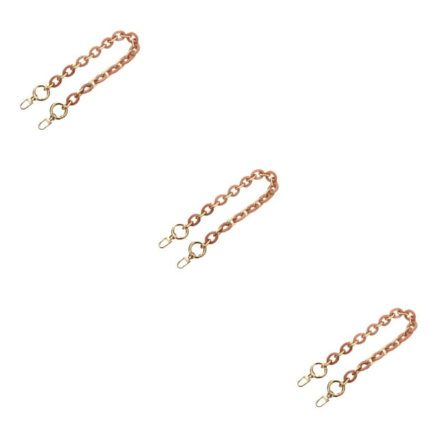 Redempat Resin Not Easy To Fade Vibrant Bag Chain Straps Retain Color Good Gifts Purse Chain Straps L204-FS 3Set