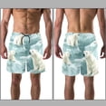 thumbnail image 3 of luoweisi Men's Beach Shorts Quick Dry Swim Trunks with Mesh Lining Polar Bear L, 3 of 5