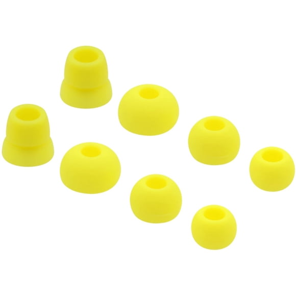 ALXCD Ear Tips for Powerbeats 3 Wireless Headphone, SML 3 Sizes 3 Pair Silicone Replacement Earbud Tips & 1 Pair Double
