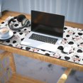 thumbnail image 3 of Long Mouse Pads for Desk,White Cow Spot Pattern Desk Mats on Top Of Desks, Desk Mouse Pad Extra Large with 3mm Non-Slip Base and Stitched Edge for Gaming,Office,Work,Home 35.4"x15.7", 3 of 6