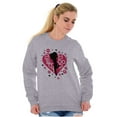 thumbnail image 4 of Betty Boop Fans Lovers Cute Heart Women Crewneck Sweatshirt Brisco Brands S, 4 of 6