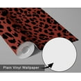 thumbnail image 6 of S4Sassy Leopard Print Wallpaper- Animal Theme Removable Walls Covering, 25" x 360" Self-Adhesive Vinyl Wall Paper, Decorative Wallwrap, Easy DIY Walls Covering For Bedroom, Living Room- Red, 6 of 9