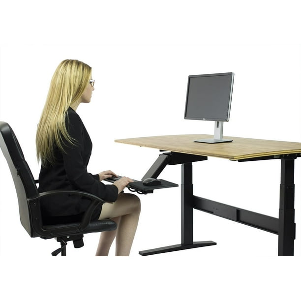 KT1 Ergonomic UnderDesk Computer Keyboard Tray adjustable height angle