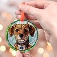 thumbnail image 4 of Dog35 Christmas Ornament, Ceramic/Acrylic Ornament, Mom’s Day Keepsake, Romantic Valentine Decor, Festival Season Ornament, Treasured Memory 2025, 4 of 5