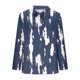 thumbnail image 5 of Uootdi Boho Long Sleeve Shirts for Women V Neck Button Down T Shirts Casual Loose Fit Floral Print Basic Tops Tees Blouses Gift, 5 of 6