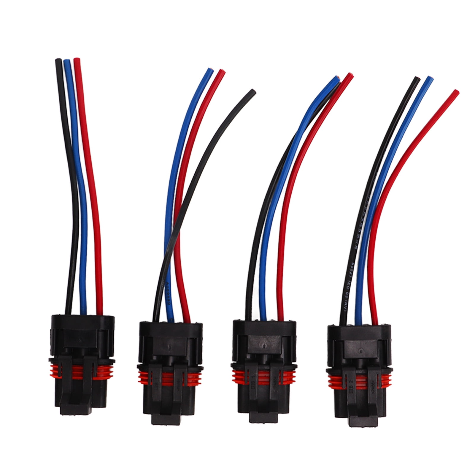 Pulse Power Plug Connector 6Pcs Pulse Power Plug Pigtail Connector