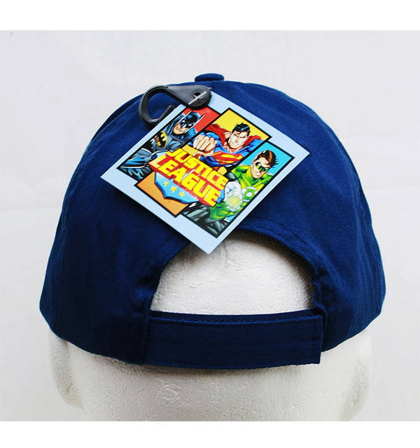 DC Comcis Baseball Cap Youth/Kids New JL777 Justice League Blue 