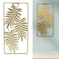 thumbnail image 3 of LHCER Leaf Wall Decor, Metal Leaf Wall Decor Golden Nordic  Elegant Ambience Sturdy  Wear  Metal Wall Decor, Gold Wall Decor, 3 of 9