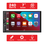 Dual DCA73W 7 Wireless CarPlay Android Auto Double DIN | Backup Cam Input