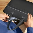 thumbnail image 6 of Portable Briefcase under $5! kkbbma Portable Document Briefcase, Large Capacity Cloth Business Bag, Handheld File Organizer for Meetings and Travel, Professional Laptop and Folder Carrier, 6 of 6