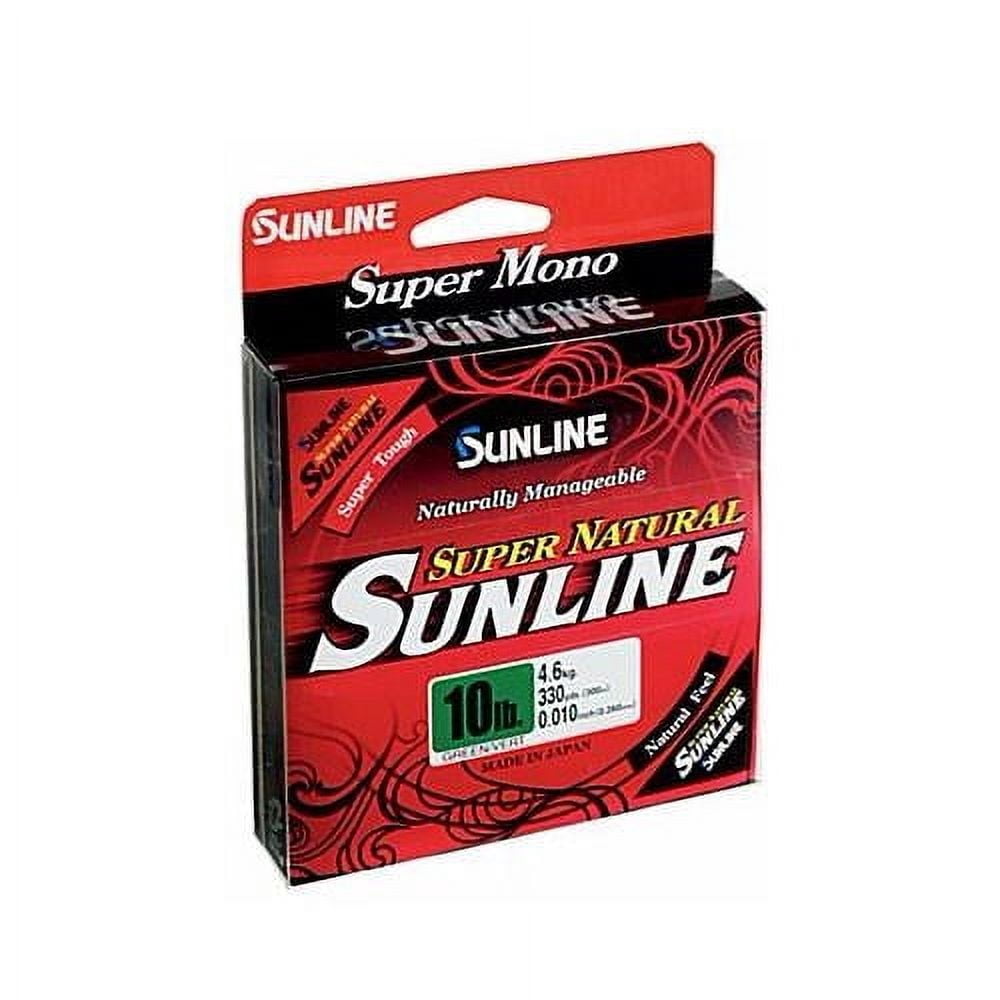 Sunline Super Natural Monofilament Fishing Line 10lb 330yd Natural Clear