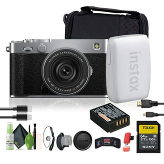 FUJIFILM X100VI Digital Camera (Silver) - 7PC Accessory Bundle