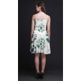 thumbnail image 2 of Bimba Tie-Dye Ladies Smocked Waist Mini Sun Dress Printed Summer Holiday Party Wear-XX-Large, 2 of 5