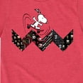 thumbnail image 3 of Peanuts - Snoopy Skating Pattern - Toddler And Youth Short Sleeve Graphic T-Shirt, 3 of 6