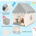 thumbnail image 7 of Infans Kids Play Tent Large Playhouse Children Castle Fairy Tent Gift w/ Washable Mat, 7 of 7