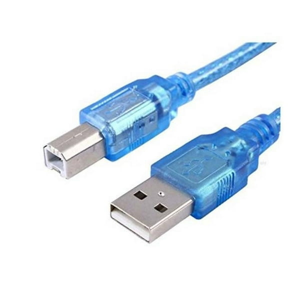 9TLSCUSBAB - USB CABLE A-B MALE/MALE 1.5FT 2.0 BLUE