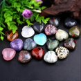 thumbnail image 3 of 20Pcs Heart Gemstones Set Natural Romantic Love Stones Desktop Decoration Quartz Healing Stone Set Chakra Reiki Crystals for Meditation, 3 of 4