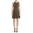 thumbnail image 2 of Romeo and Juliet Couture OLIVE Polka Dot Stud Fit & Flare Mini Dress M, 2 of 5