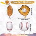 thumbnail image 3 of Globos de béisbol Skylety para decoración de fiesta, 18 pulgadas, 8 unidades, 3 of 5