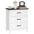 thumbnail image 1 of HOMCOM Commode pour Chambre avec 3 Tiroirs pour Salon, Garde-Robe, Buanderie, 1 of 10