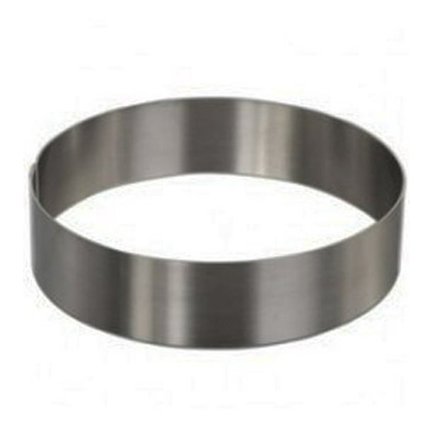 Round Cake Mold/Pastry Ring, S/S, Heavy Gauge. (8" x 2")